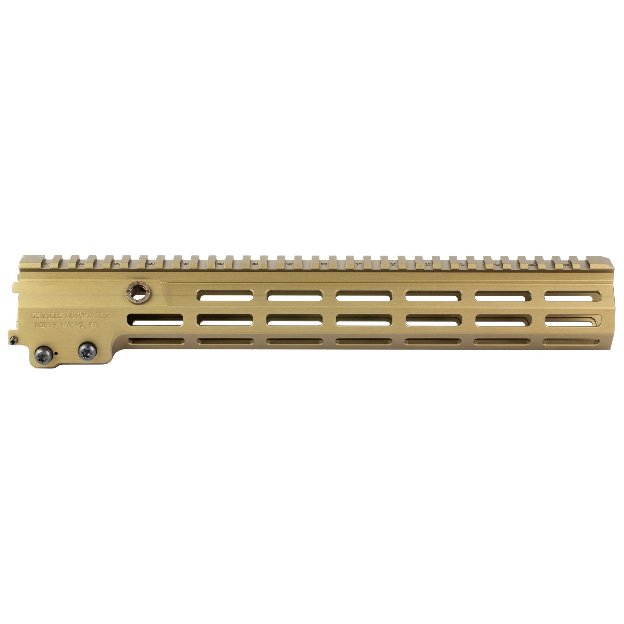 Geissele Super Modular Rail MK16 13.5-inch Handguard in Desert Dirt Color for AR-15