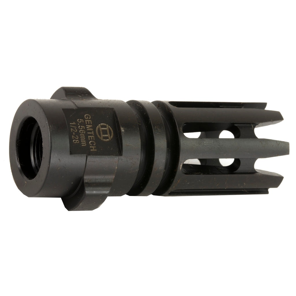 Gemtech QUICKMOUNT Flash Hider for 5.56 NATO - Black, Model: QUICKMOUNT