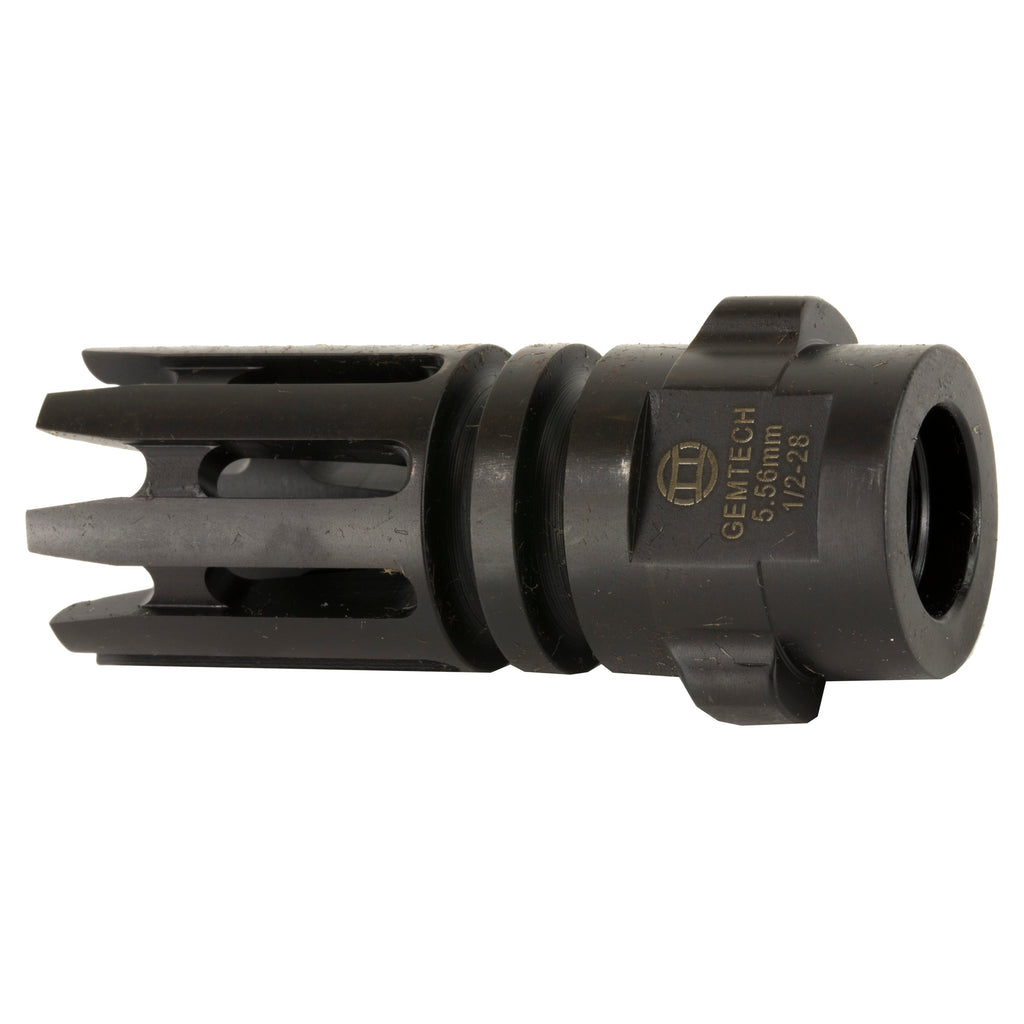 Gemtech QUICKMOUNT Flash Hider for 5.56 NATO - Black, Model: QUICKMOUNT