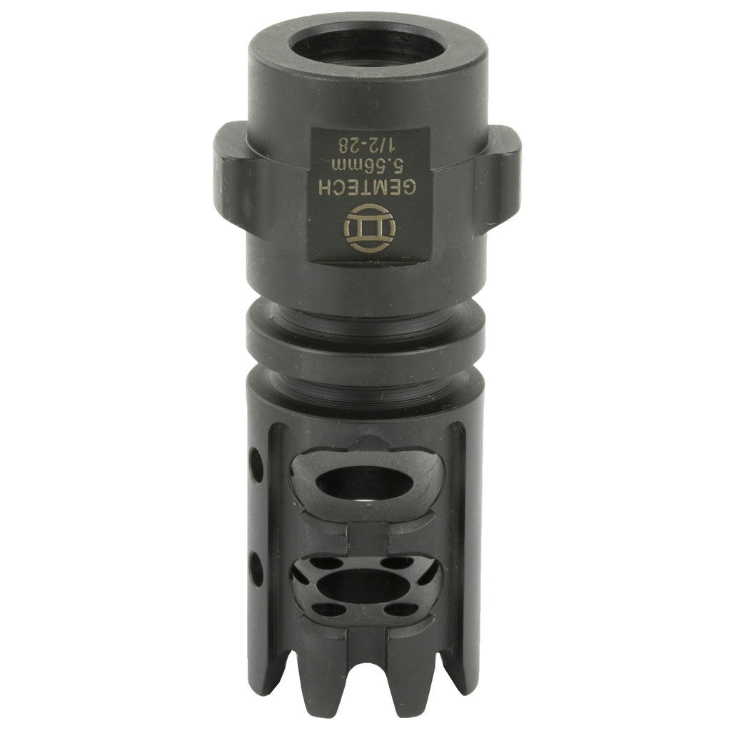 Gemtech Quickmount MB 5.56 1/2x28 Muzzle Brake for Reduced Recoil and Muzzle Rise