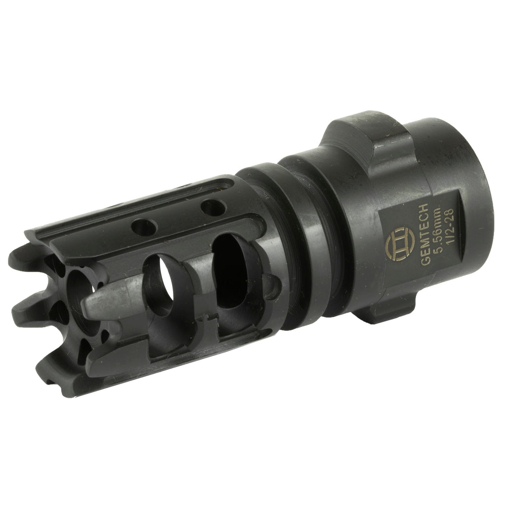 Gemtech Quickmount MB 5.56 1/2x28 Muzzle Brake for Reduced Recoil and Muzzle Rise