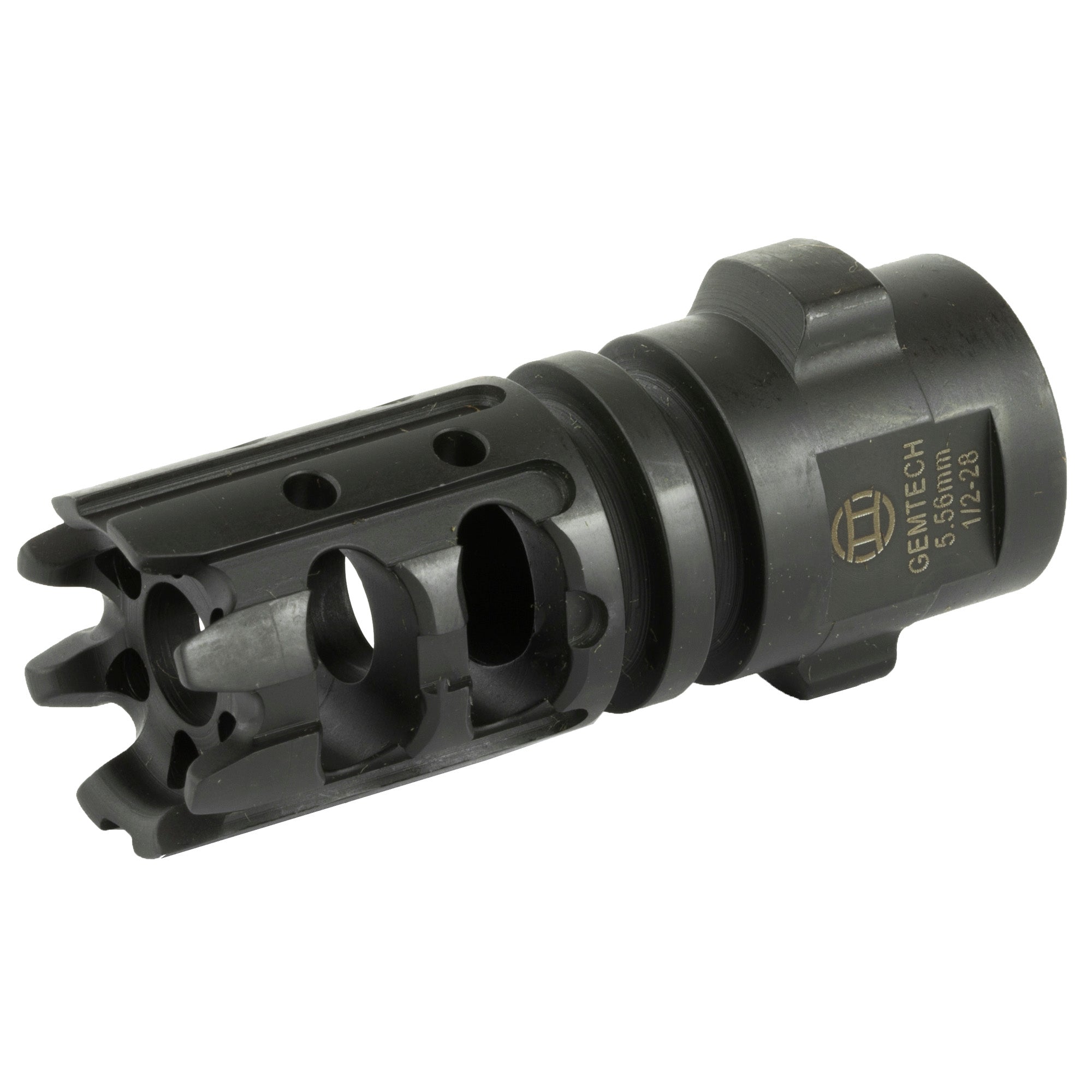 Gemtech Quickmount MB 5.56 1/2x28 Muzzle Brake for Reduced Recoil and Muzzle Rise