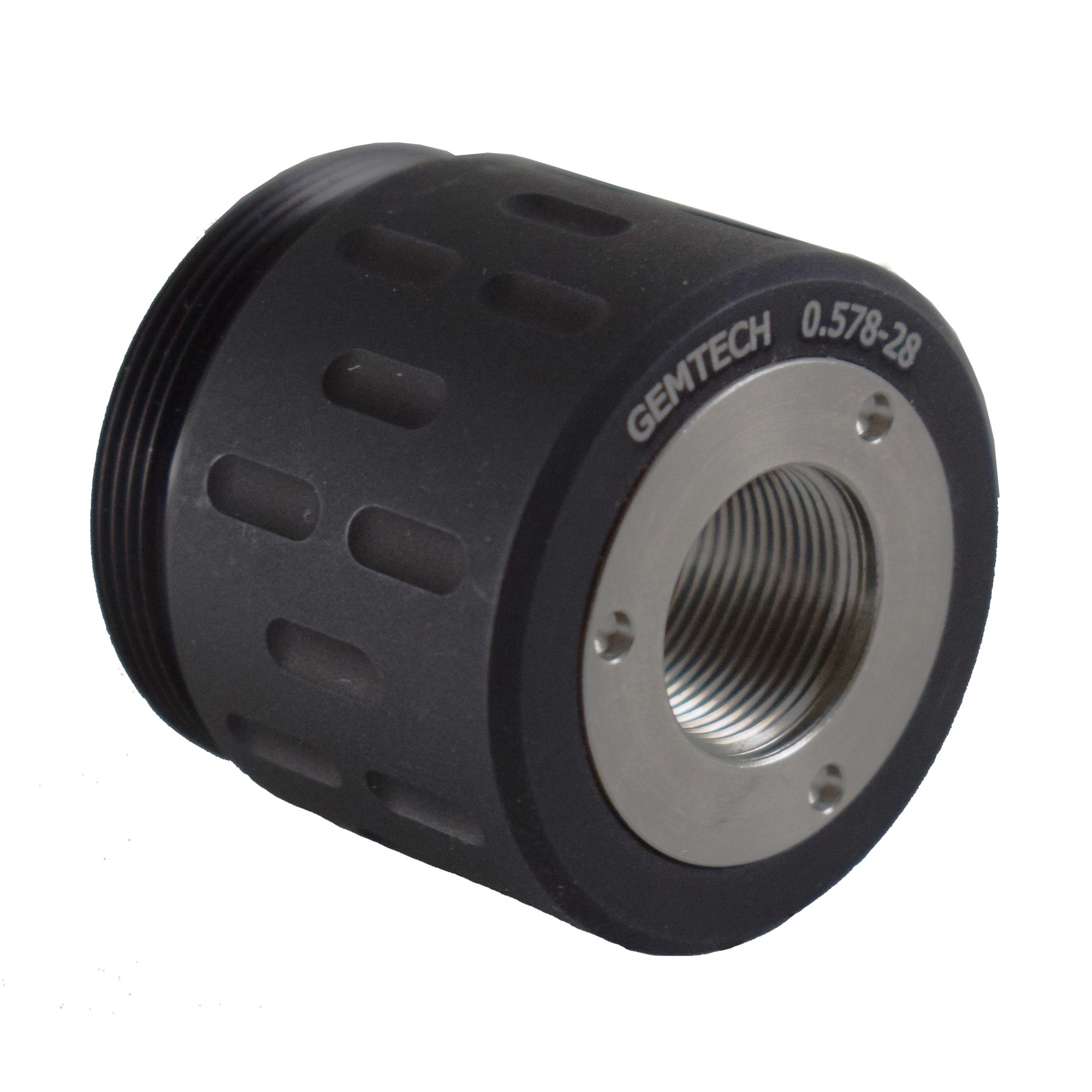 Gemtech GM-45/Blackside Threaded End Cap Adapter for 9mm Suppressors
