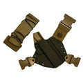GunfightersINC Kenai Chest Holster for 1911 with Rail – Right Hand, Gray Kydex/Nylon