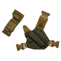GunfightersINC Kenai Chest Holster for Glock G20/G21 Gen 5 – Right Hand, Gray Kydex/Nylon Carry Solution