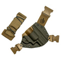 GunfightersINC Kenai Chest Holster for Right Hand Carry - Gray Kydex and Nylon Design