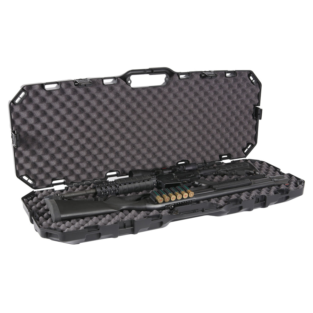 Plano Tactical Series Rifle Gun Case 44.25-Inch Black with Internal Lash-Down Mounts and External Strapping Points