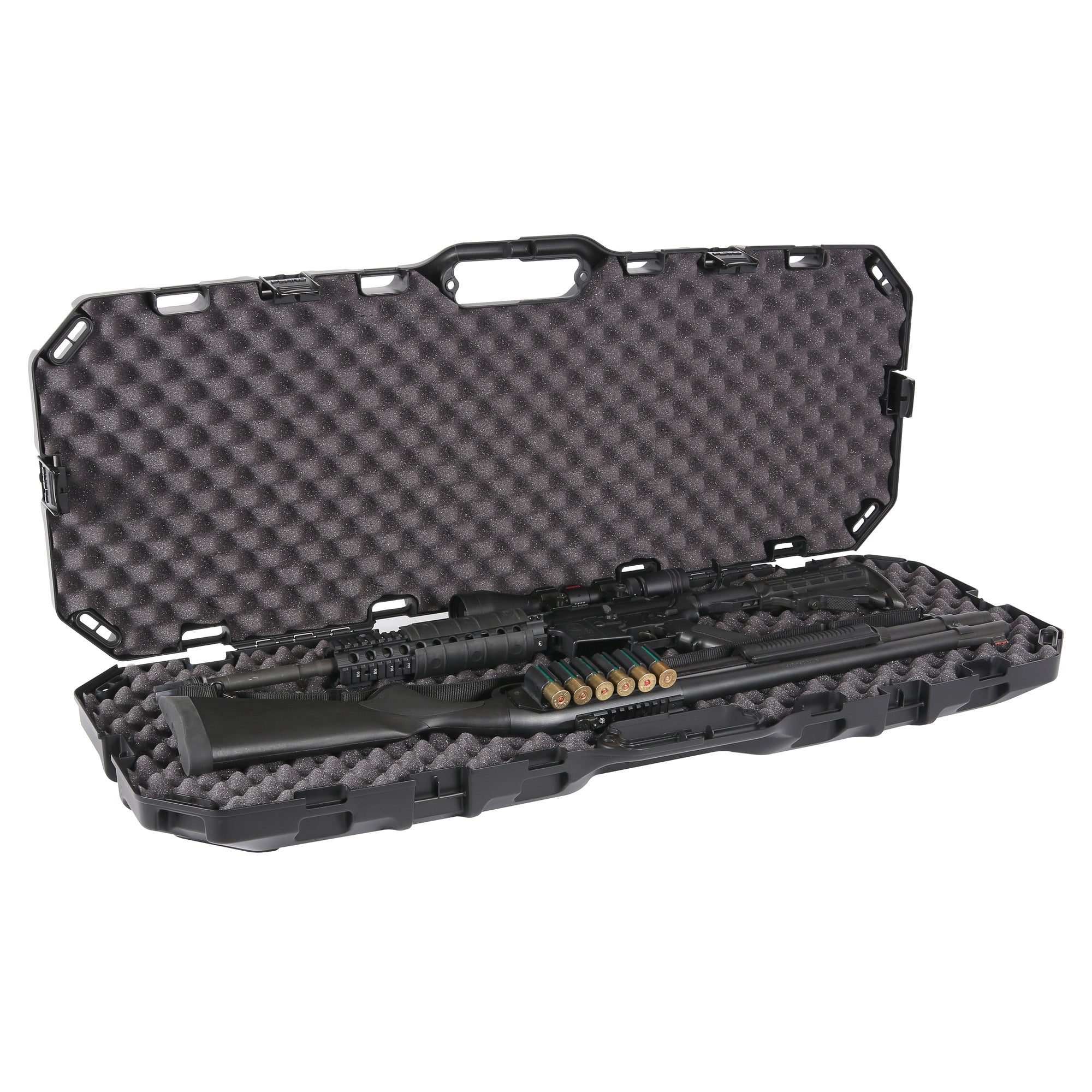 Plano Tactical Series Rifle Gun Case 44.25-Inch Black with Internal Lash-Down Mounts and External Strapping Points