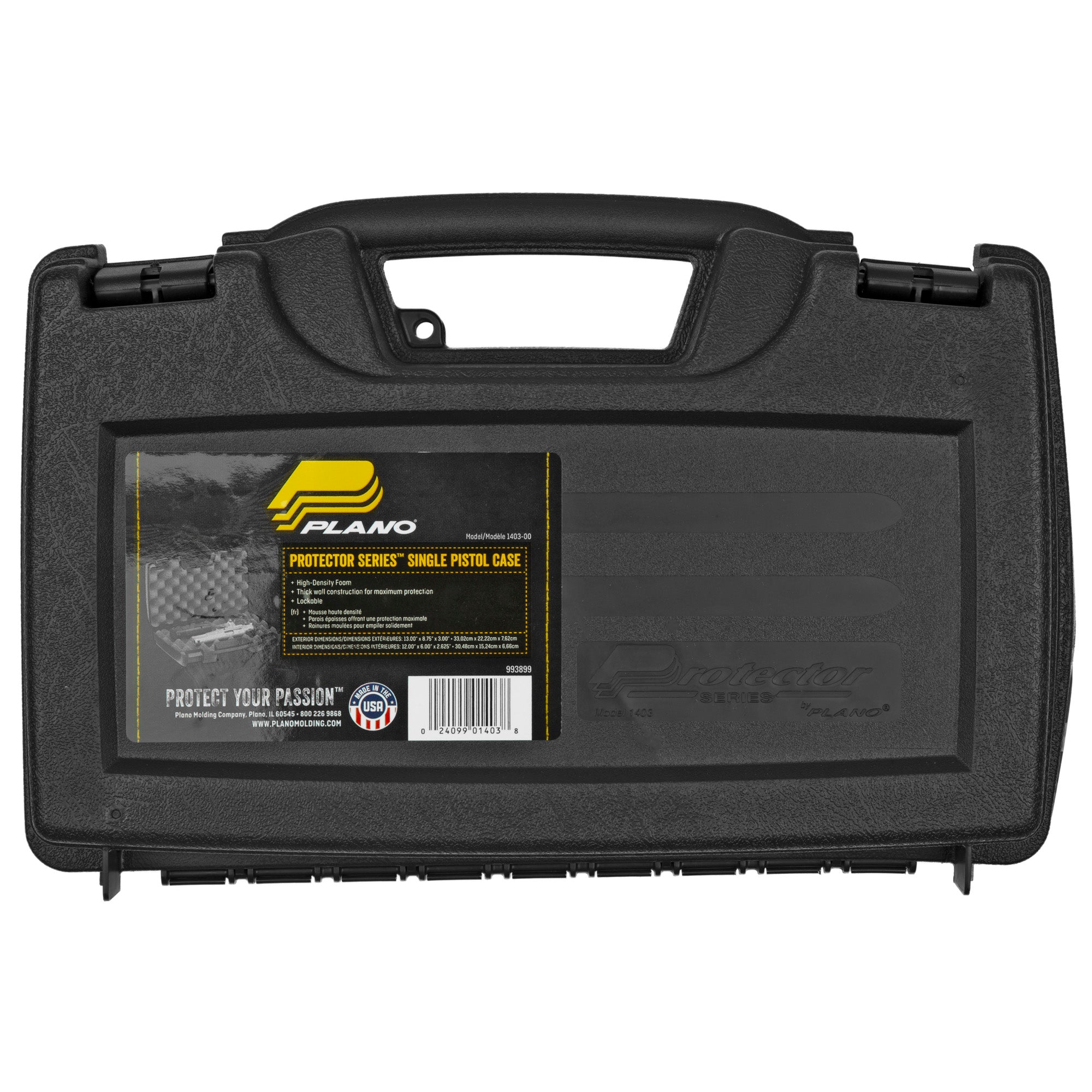 Plano Protector Series Single Pistol Case in Black - Model 140300