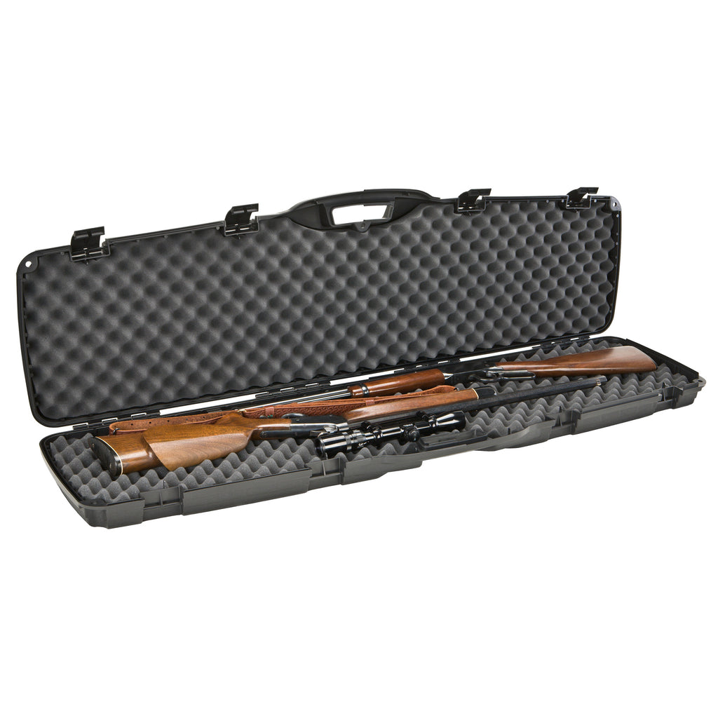Plano Double Long Gun Case 4-Pack – Durable Plastic Rifle Storage with Secure Fit