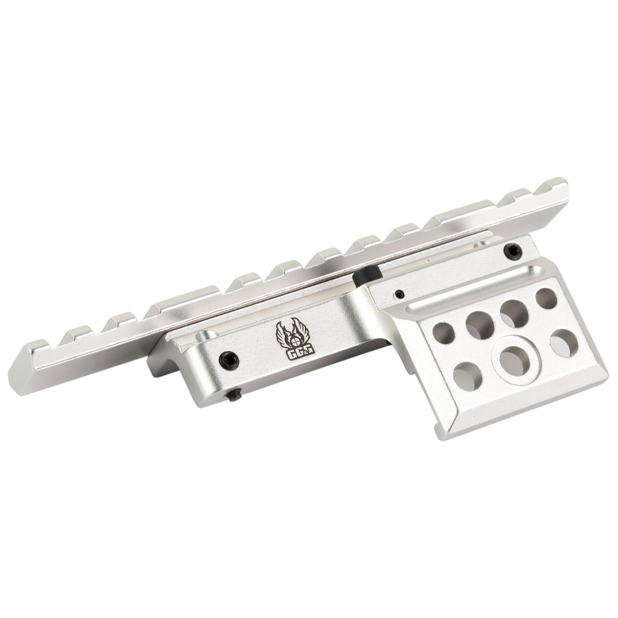 GG&G Mini-14 Ruger Scope Mount Silver - 1 Piece Base for Ruger Mini-14 Rifle
