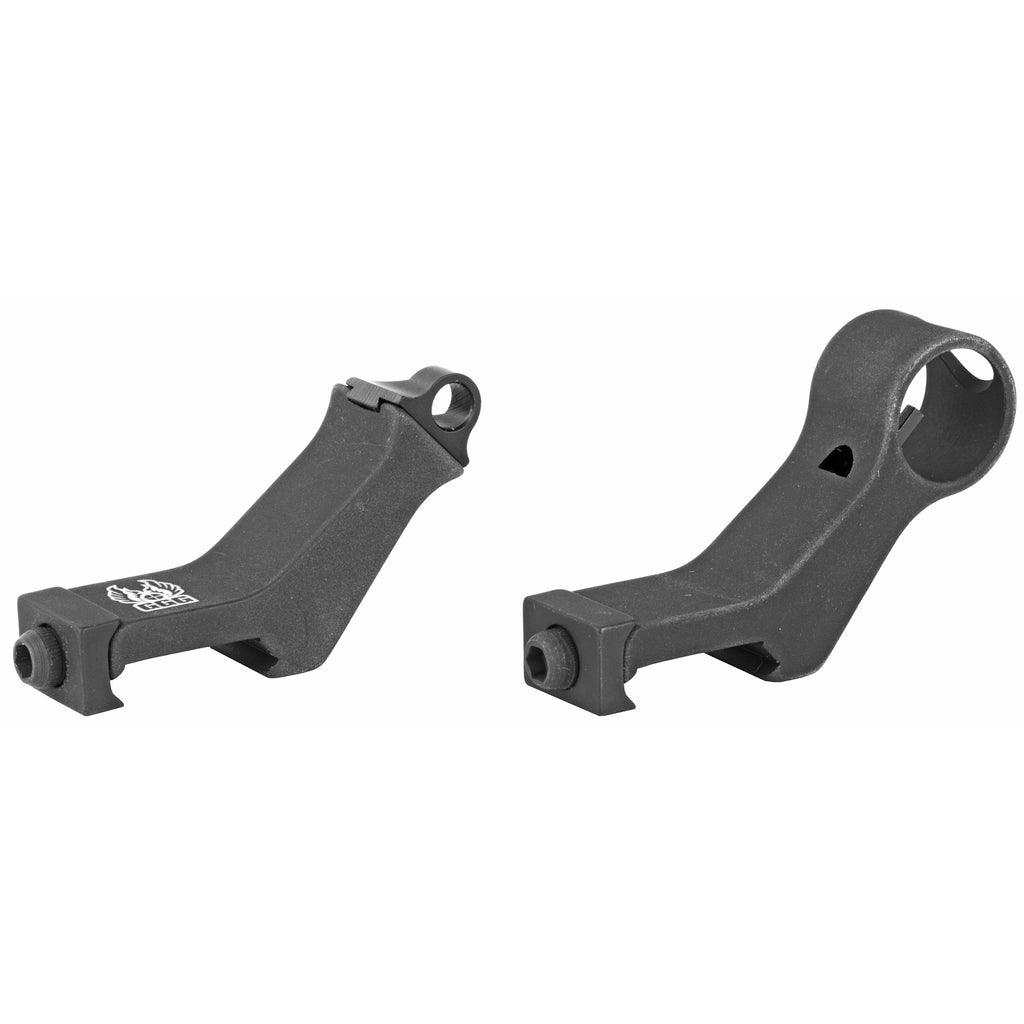 GG&G Inc. 45 Degree Transition Iron Sights for AR-15 and Flat Top Rifles - Black