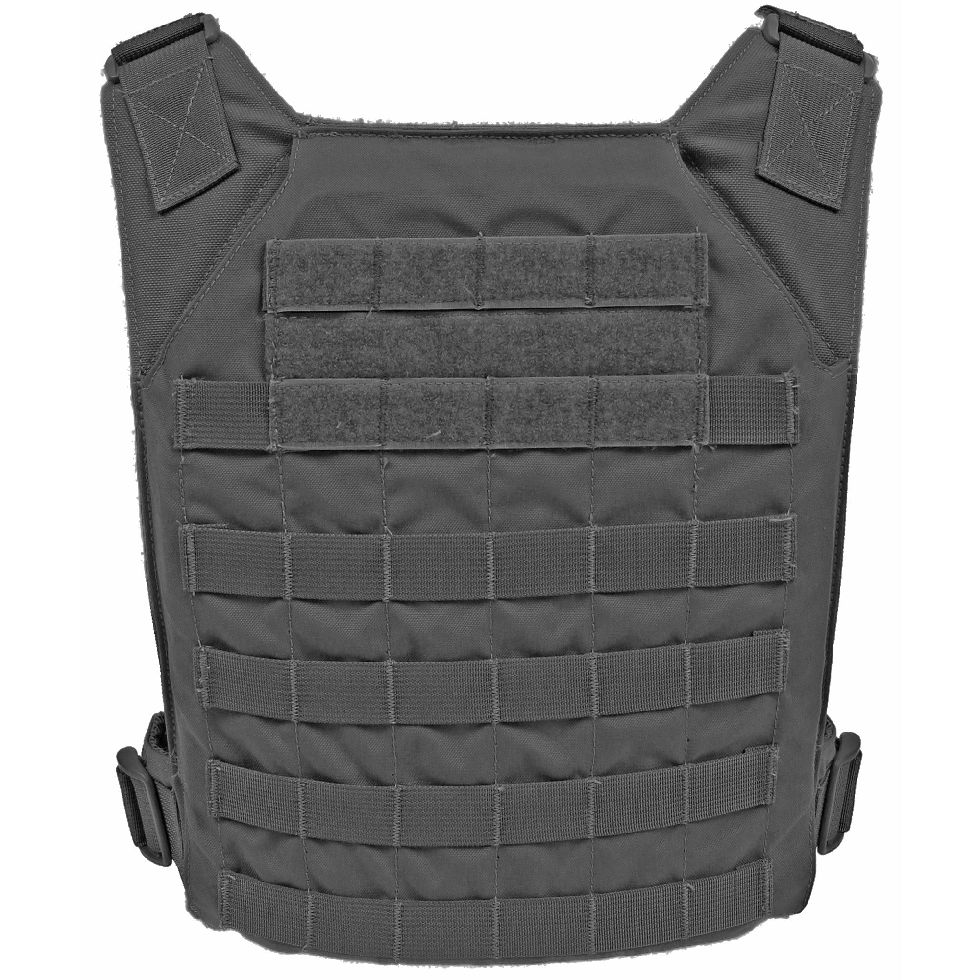 Grey Ghost Gear Minimalist Plate Carrier Black - Lightweight Body Armor Solution