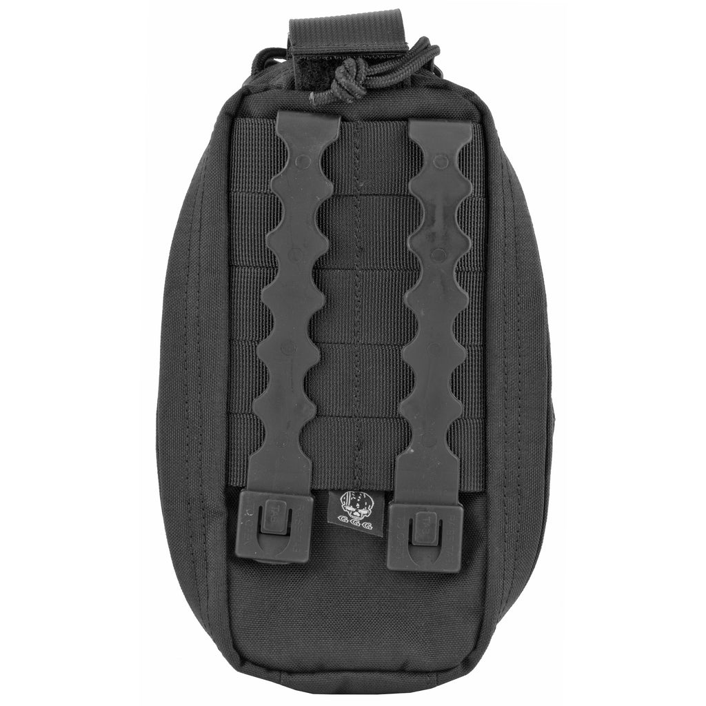 Grey Ghost Gear Slim Medical Pouch Black – Compact Trauma Supplies Organizer