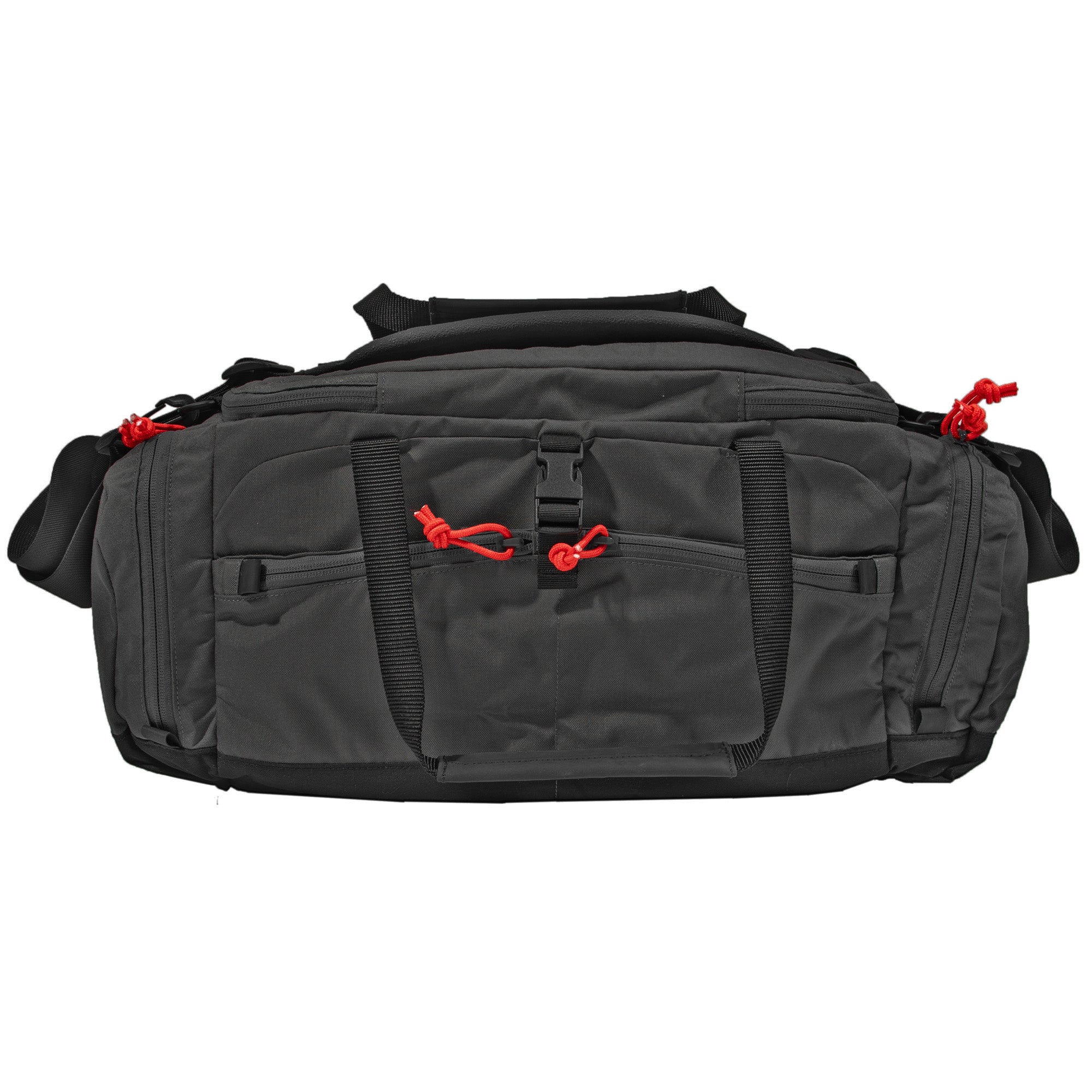 Grey Ghost Gear Range Bag GGG60200-2 – Durable 500D Nylon, 1260 Cubic Inches, Black with Red Zipper