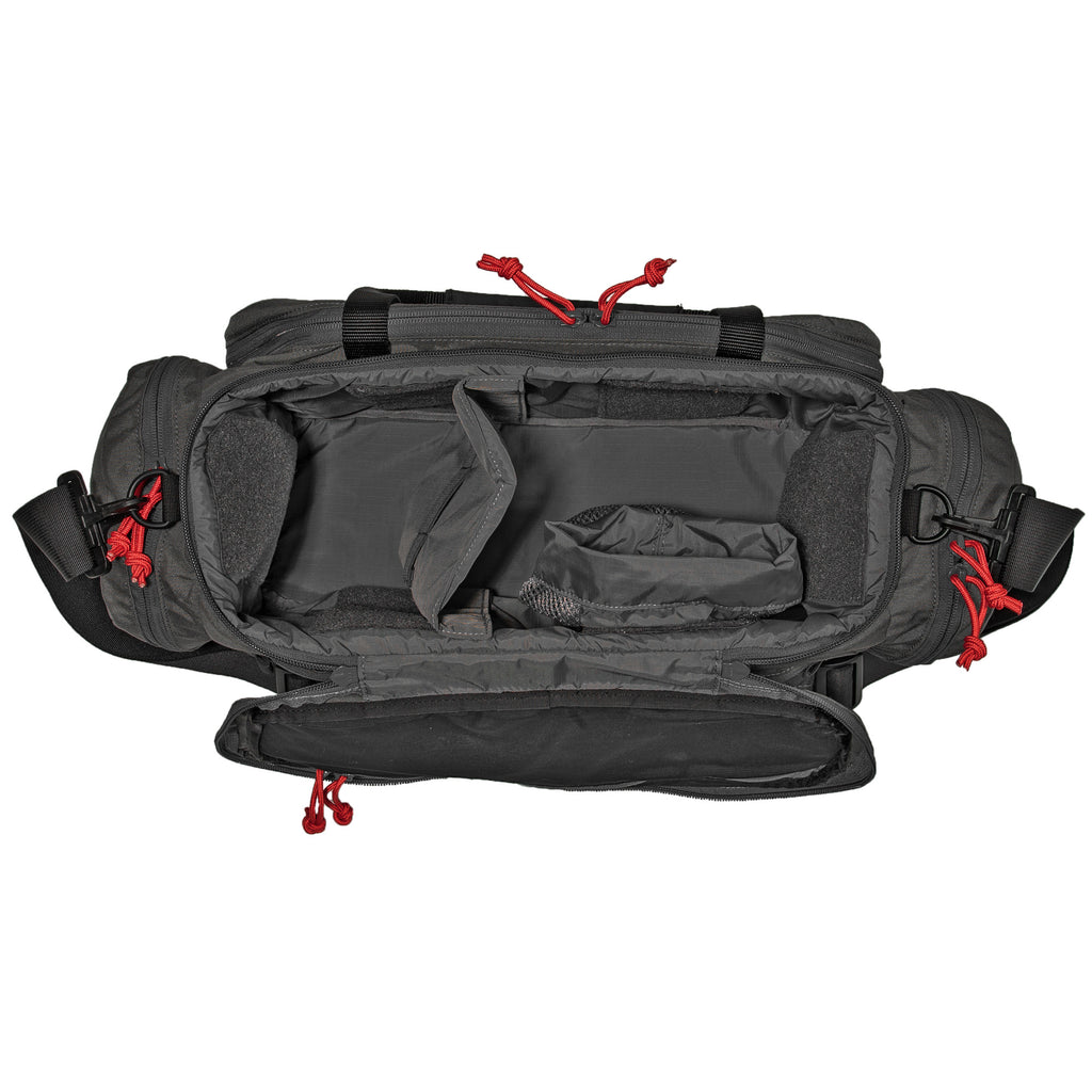 Grey Ghost Gear Range Bag GGG60200-2 – Durable 500D Nylon, 1260 Cubic Inches, Black with Red Zipper