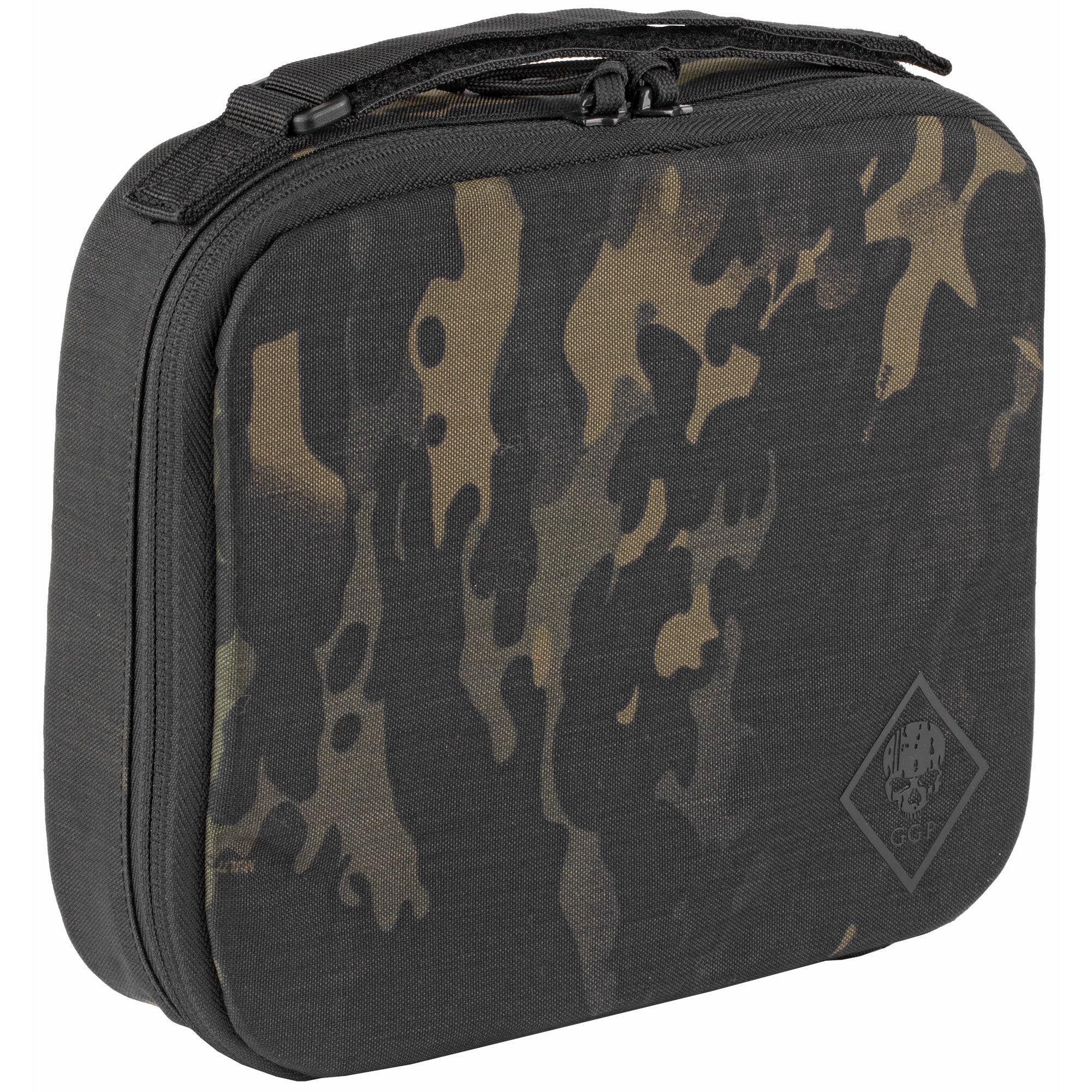 Grey Ghost Gear GGG Pistol Soft Case MultiCam Black with Adjustable Strap and Customizable Interior
