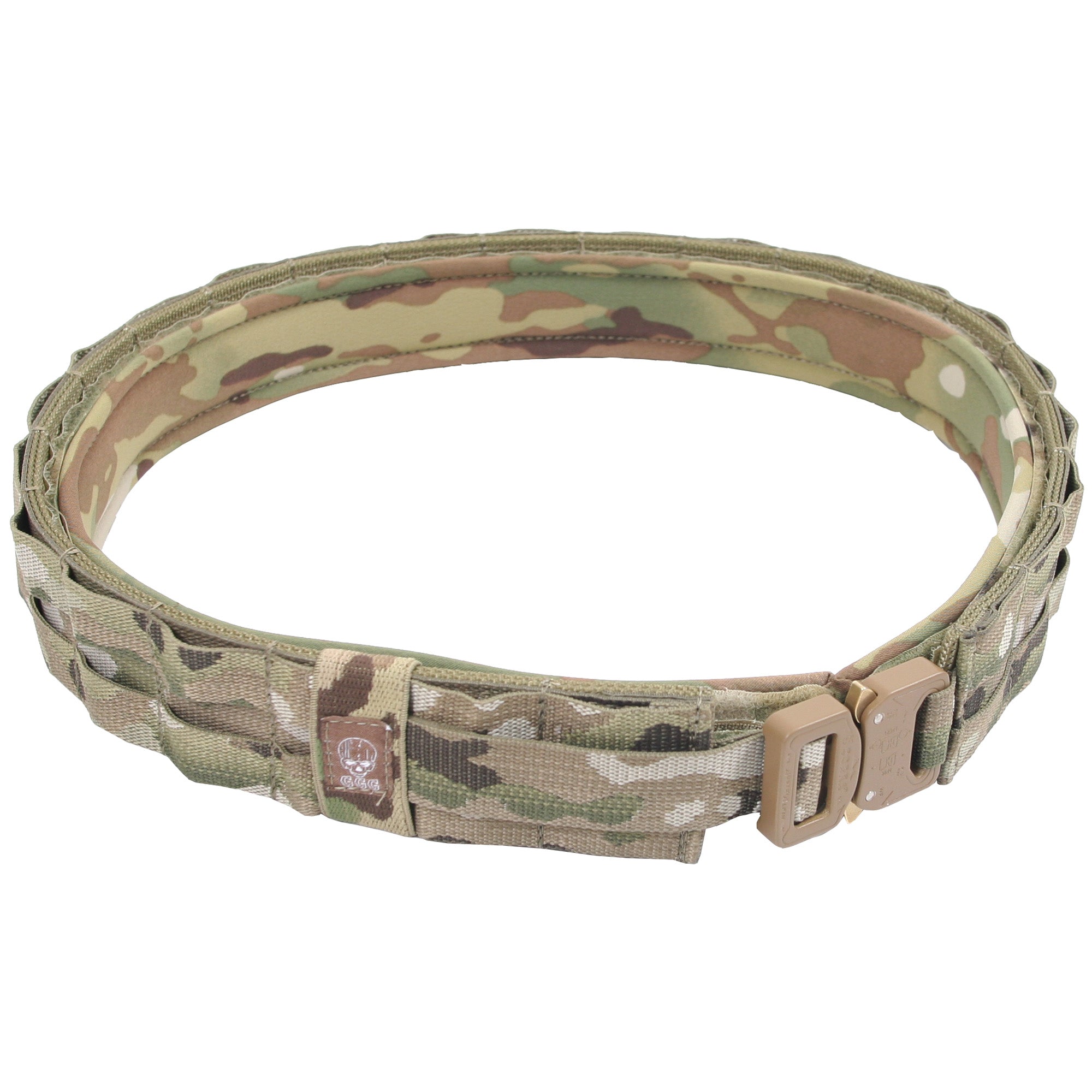 Grey Ghost Gear UGF Battle Belt XL Padded MultiCam – Lightweight Modular Tactical Belt