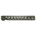 Grey Ghost Precision GGP AR-15 15-inch M-LOK Handguard in Olive Drab Green