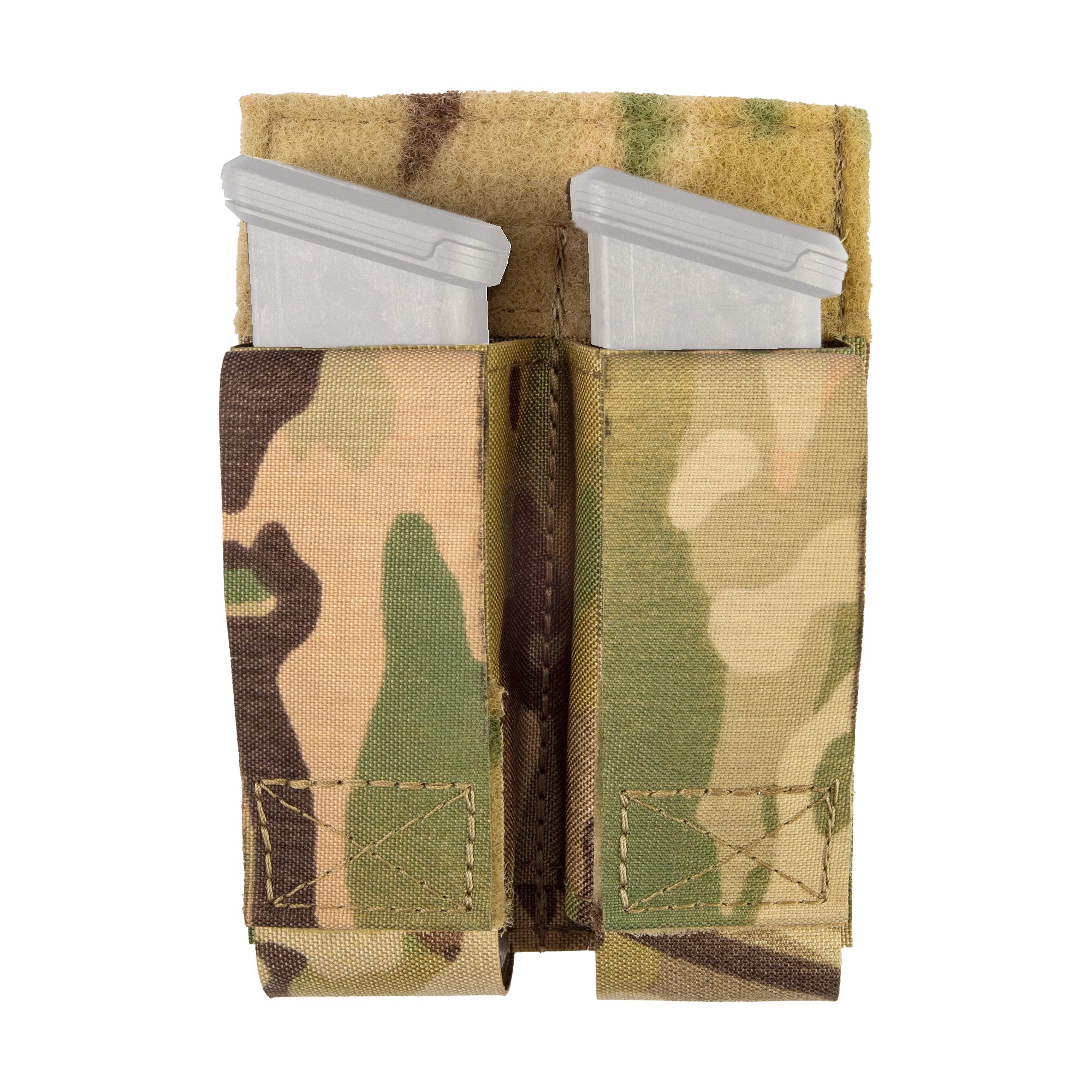 Grey Ghost Gear Double Pistol Magna Mag Pouch MultiCam with Laminate Nylon
