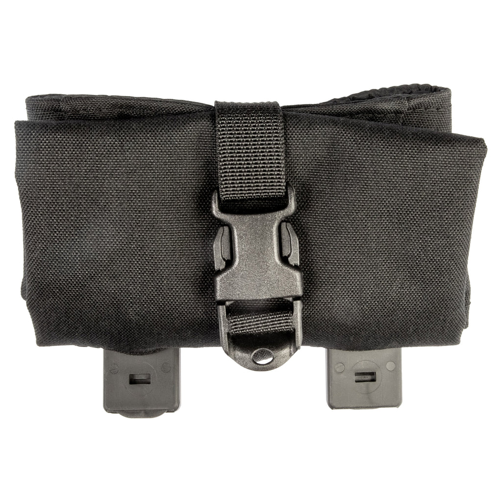 Grey Ghost Gear GGG Roll-Up Dump Pouch Black with Laminate Backing