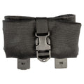 Grey Ghost Gear GGG Roll-Up Dump Pouch Black with Laminate Backing