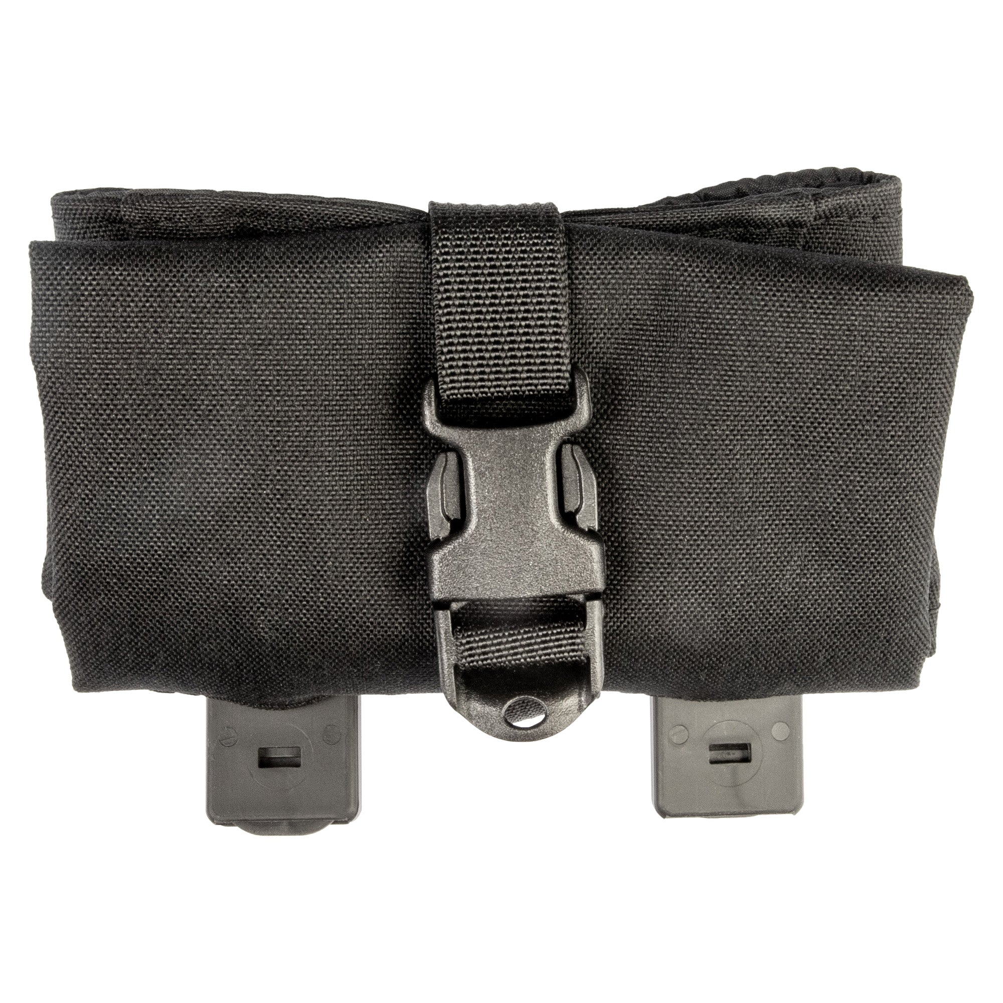 Grey Ghost Gear GGG Roll-Up Dump Pouch Black with Laminate Backing