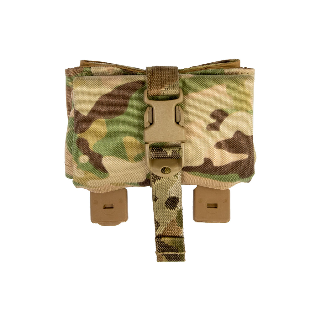 Grey Ghost Gear GGG Roll-Up Dump Pouch MultiCam with Laminate Backing