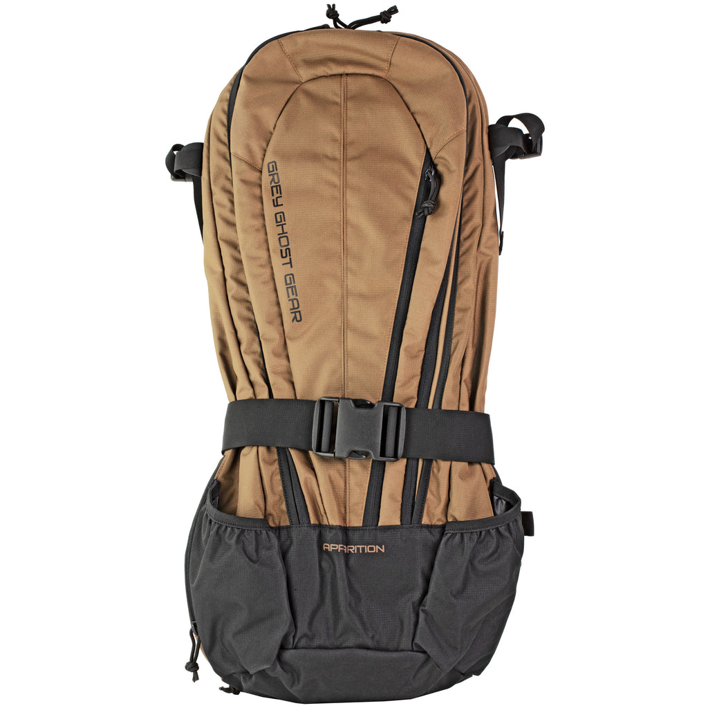 Grey Ghost Gear Apparition Short Barrel Rifle Backpack - Discreet Tactical Bag in Black and Brown