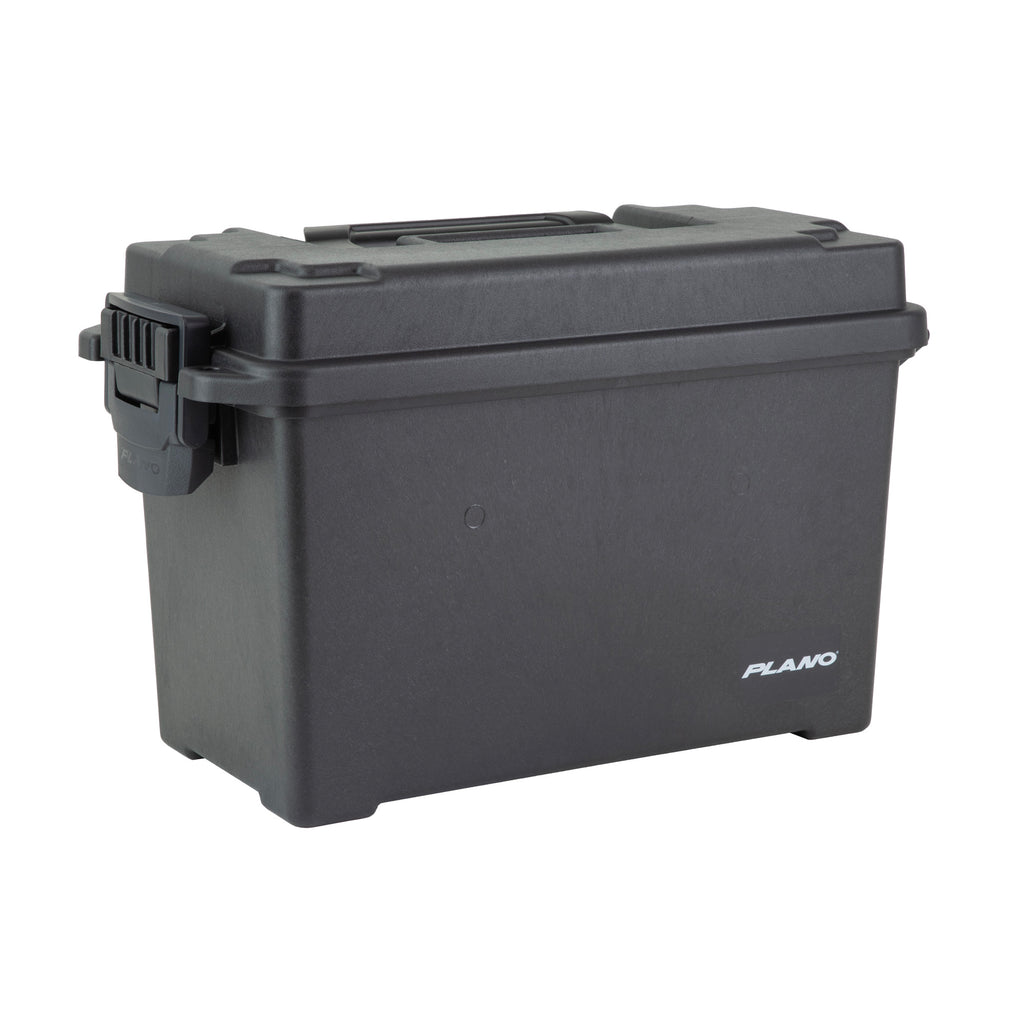 Plano Ammo Box No Gasket Deep Black 4-Pack - Durable Plastic Ammunition Storage Case