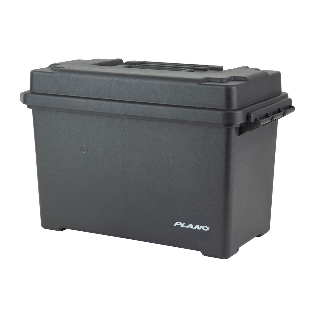 Plano Ammo Box No Gasket Deep Black 4-Pack - Durable Plastic Ammunition Storage Case