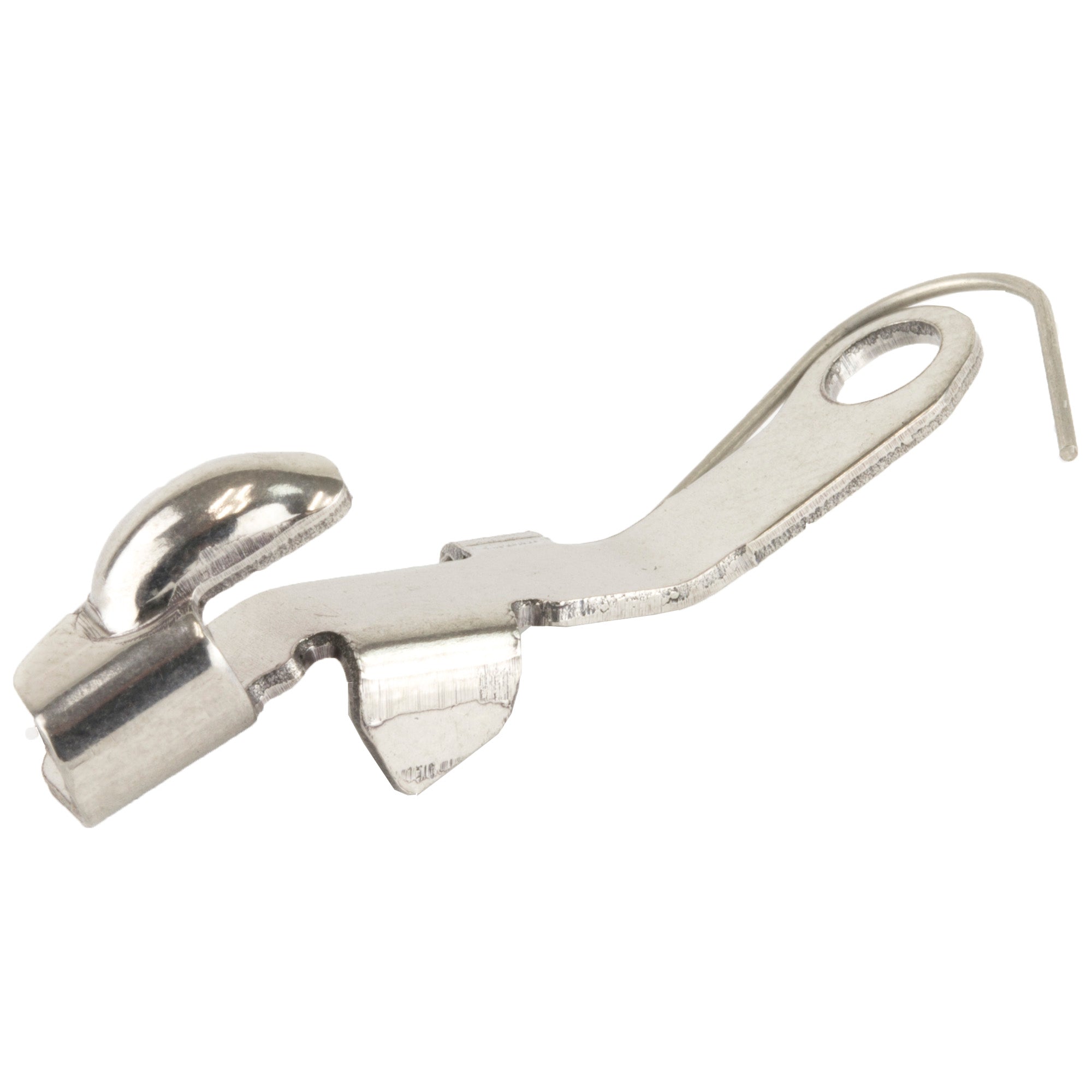 Ghost Inc. GHO_BFS_SS Silver Slide Stop for Glock - Enhanced Manipulation and Control