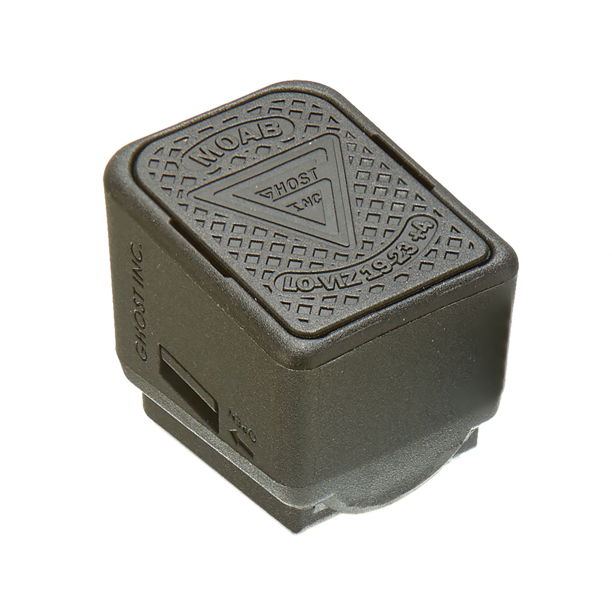 Ghost Inc. Mother of All Baseplates (MOAB) +4 for Glock 19 - Concealed Carry Magazine Extension in Black