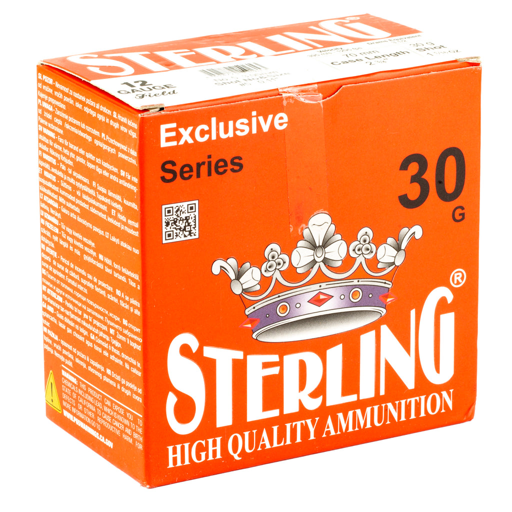 Sterling Exclusive Series 12 Gauge #5 Shotgun Shells, 1 1/6 oz, 25 Rounds per Box