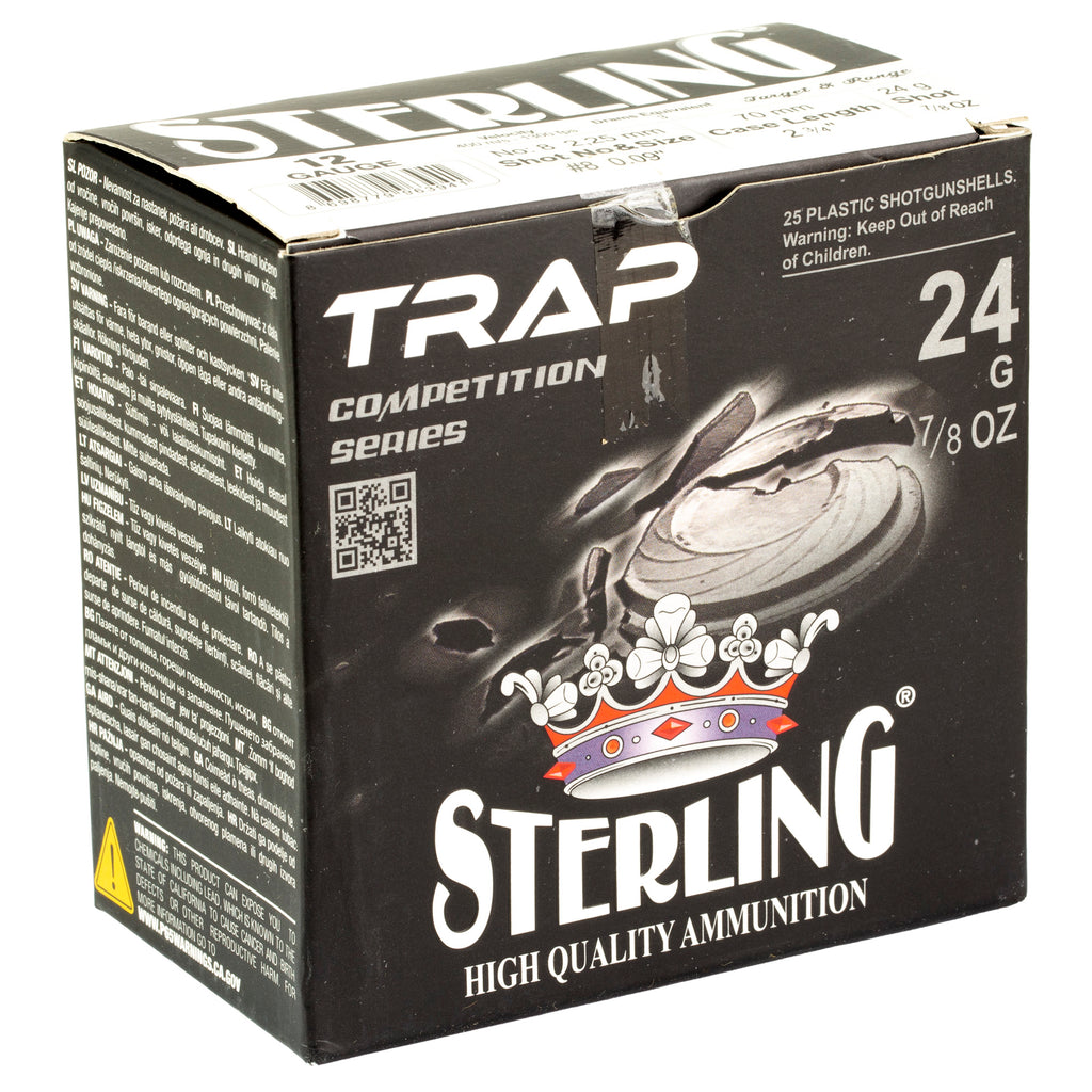 Sterling Competition Series 12 Gauge 2.75-Inch #8 Shot Shells - 7/8 oz, 25/Box