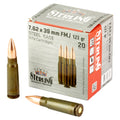 Sterling 7.62x39mm FMJ Rifle Ammunition – 123 Grain, Non-Reloadable, 20 Rounds per Box