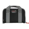 GPS Double Compact Pistol Case Black - Secure Nylon Storage for 1 or 2 Handguns