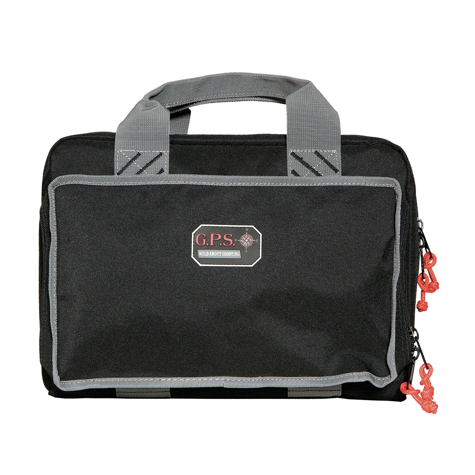 GPS Quad Pistol Range Bag Black - Up to 4 Pistols with Organized Storage