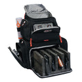 GPS Handgunner Backpack Black - Durable Nylon Range Bag with Multiple Storage Compartments