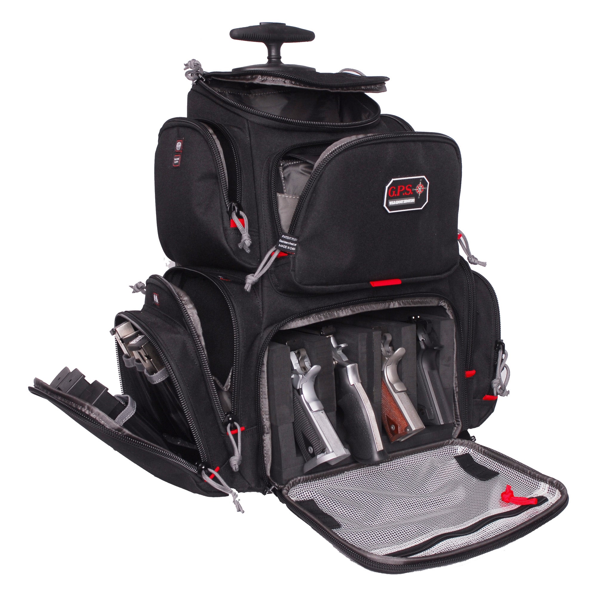 GPS Handgunner Backpack Model GPS-1711ROBP for Hands-Free Handgun Transportation