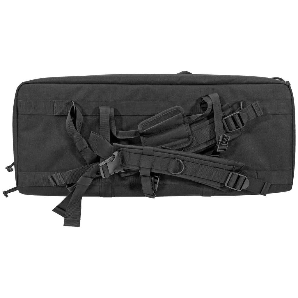 GPS Tactical Double Rifle Case 28 in Black - Durable 600 Denier Polyester Storage Solution