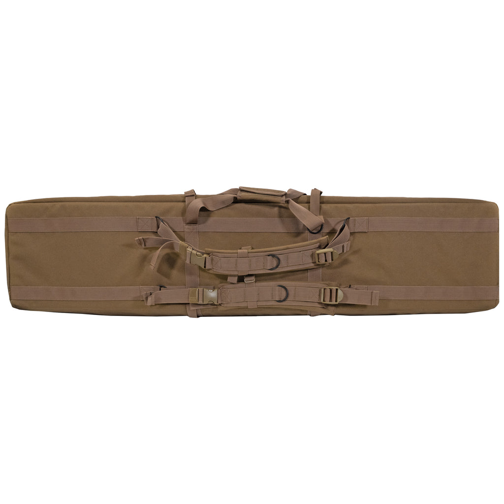 GPS Tactical Double Rifle Case 55 FDE – Flat Dark Earth, 600 Denier Polyester