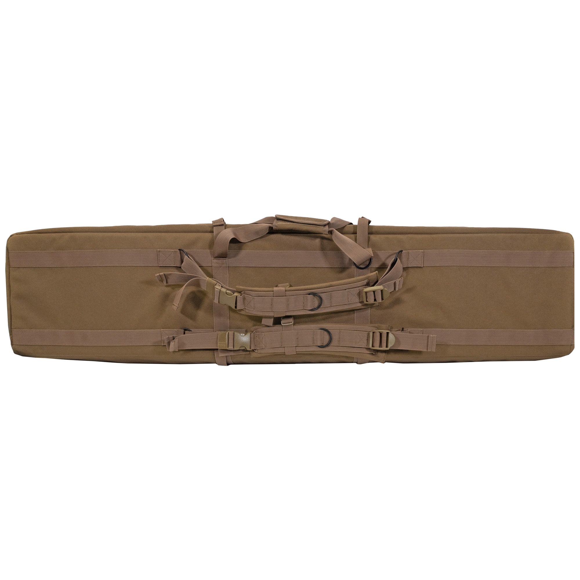 GPS Tactical Double Rifle Case 55 FDE – Flat Dark Earth, 600 Denier Polyester