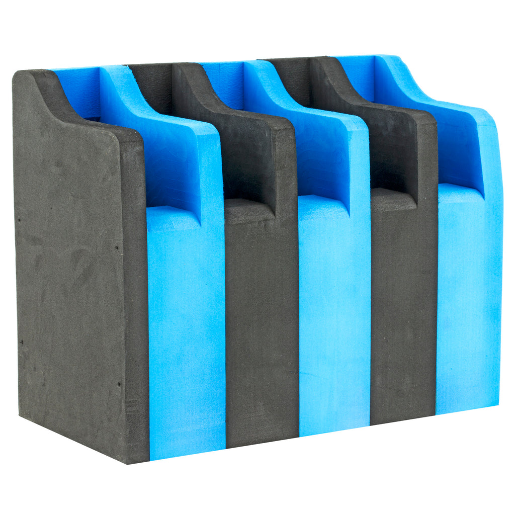GPS Foam Pistol Cradle Holder for Up to 5 Medium Pistols - Blue
