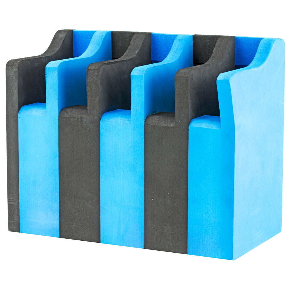 GPS Foam Pistol Cradle Holder for Up to 5 Medium Pistols - Blue