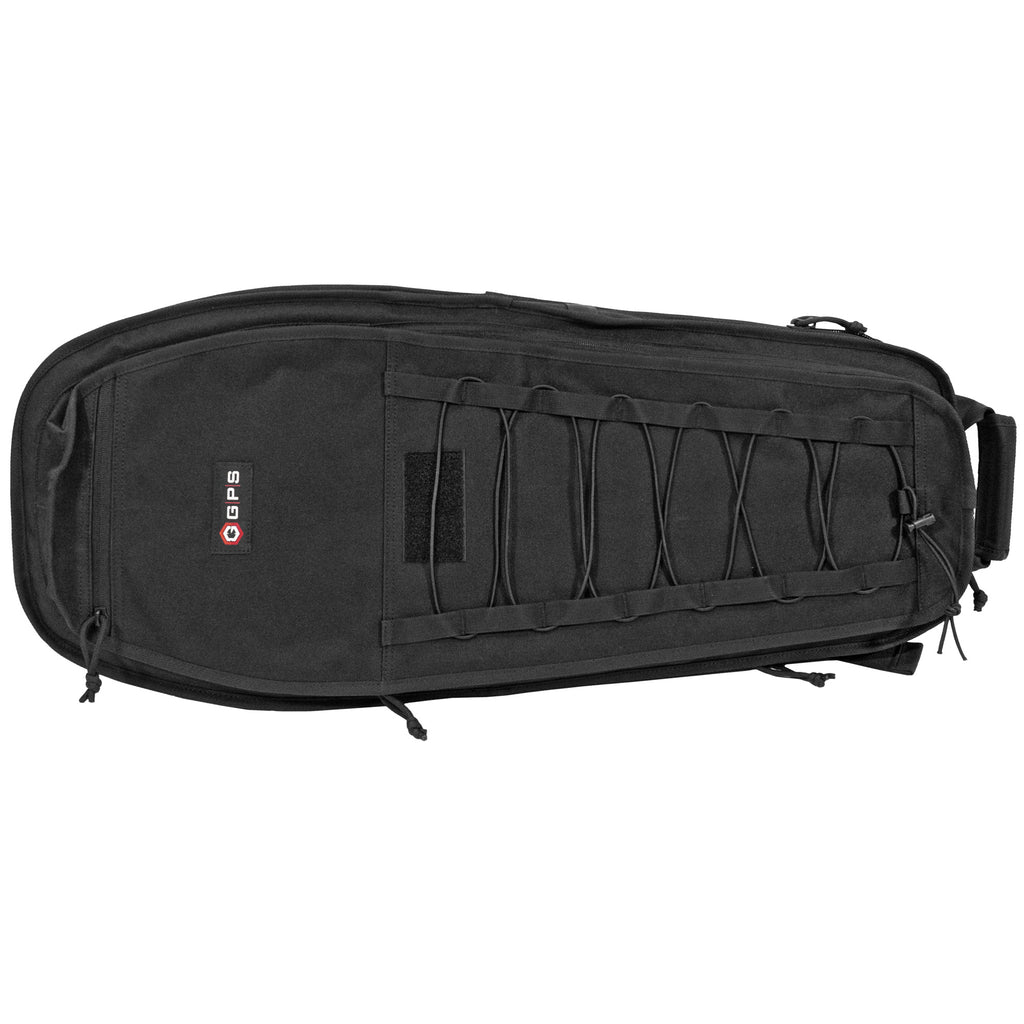 GPS Covert Rifle Case 30 - Black, Heavy-Duty 600 Denier Polyester