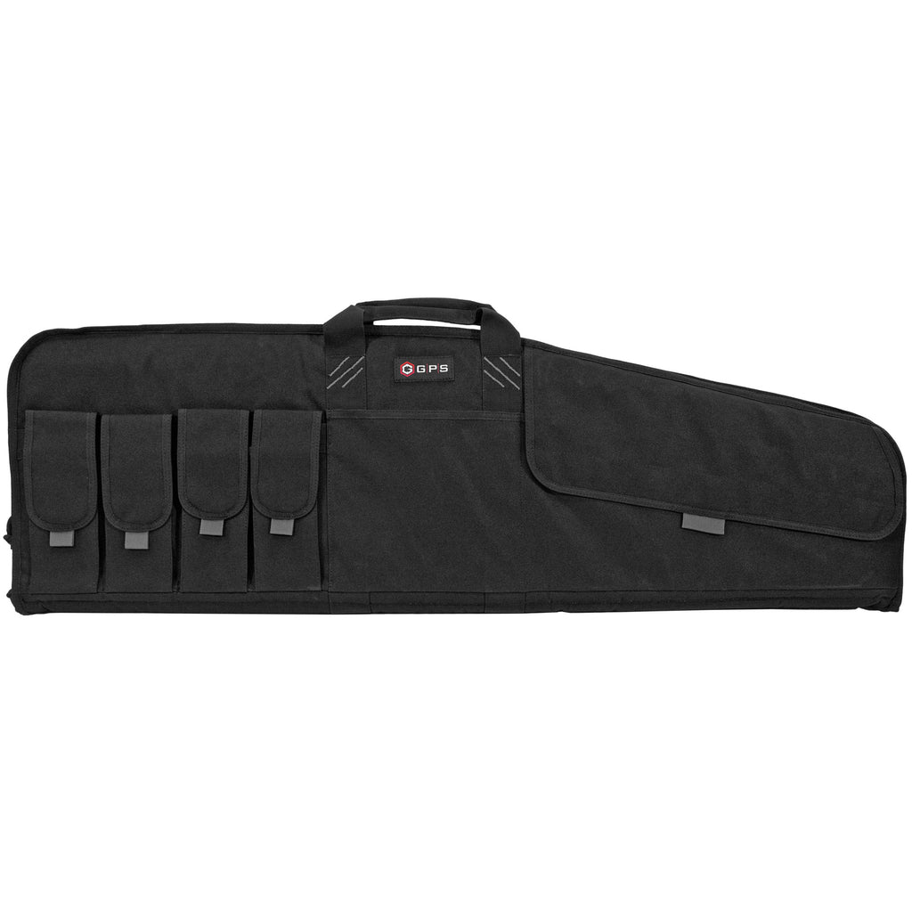 GPS Tactical 42-inch Black Rifle Case with 600 Denier Polyester Construction