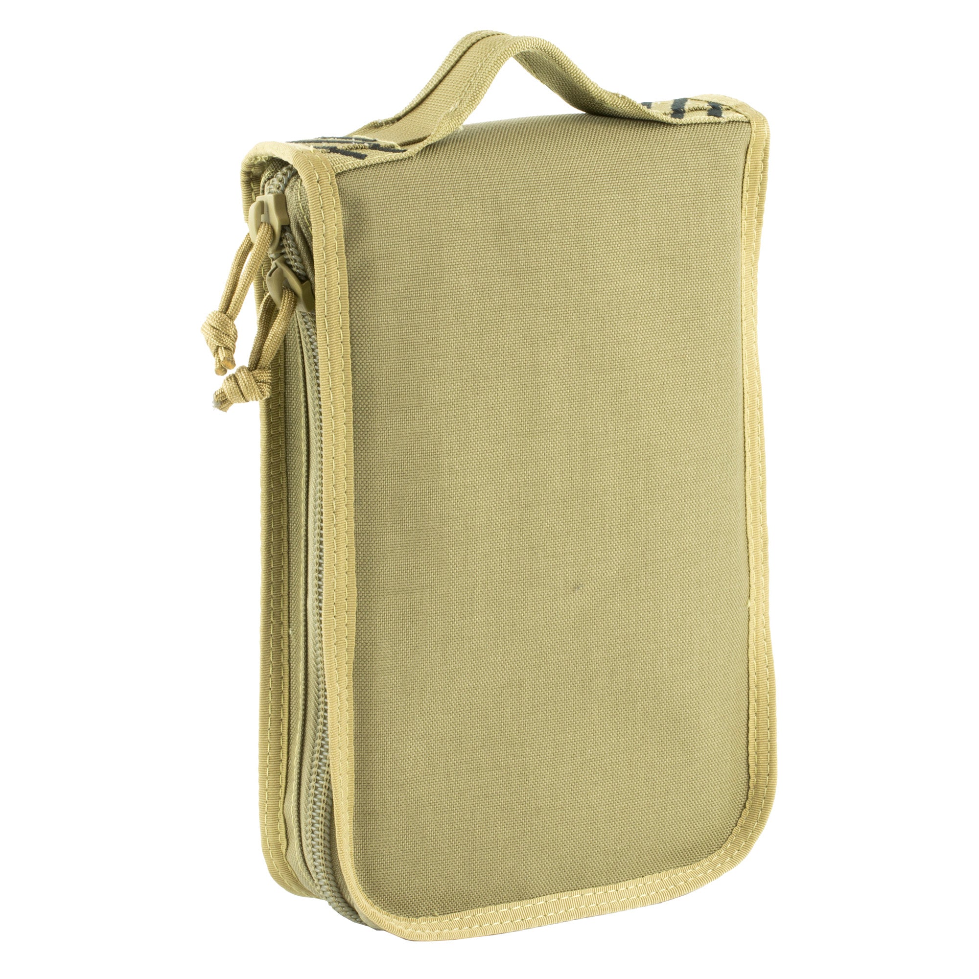 GPS Tactical Pistol Case Tan with 4 Magazine Pockets and Heavy-Duty Nylon Construction