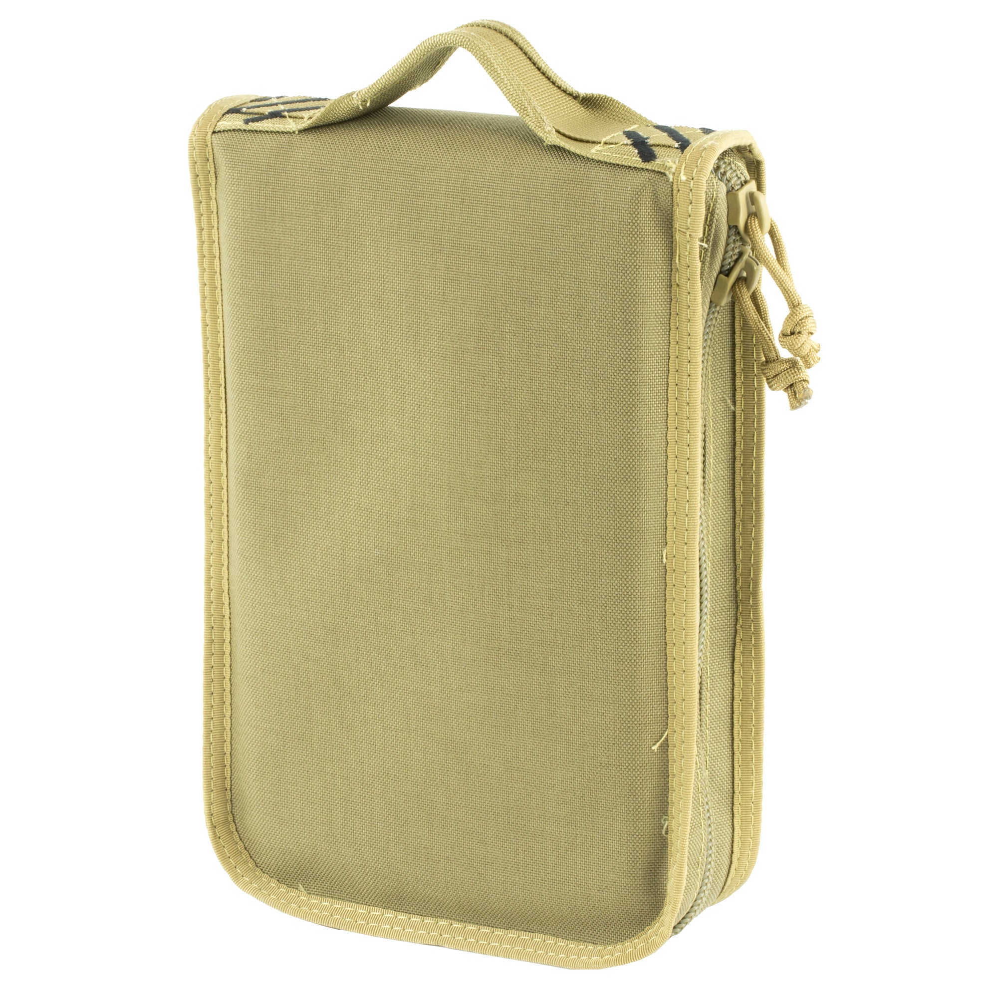 GPS Tactical Pistol Case Tan with 4 Magazine Pockets and Heavy-Duty Nylon Construction
