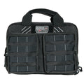 GPS Tactical TAC Quad Range Bag Black – Holds Up To 6 Pistols with Pistol and Magazine Storage